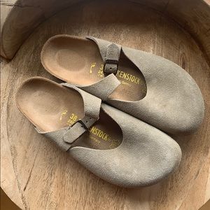 Birkenstock suede Mary Jane’s clog size 38
